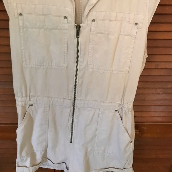 Free People Utility Parachute Romper - Picture 4 of 6